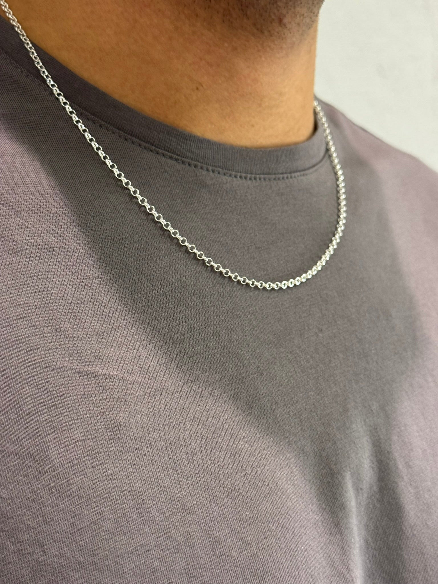 Corrente Elo Português 50cm x 2mm