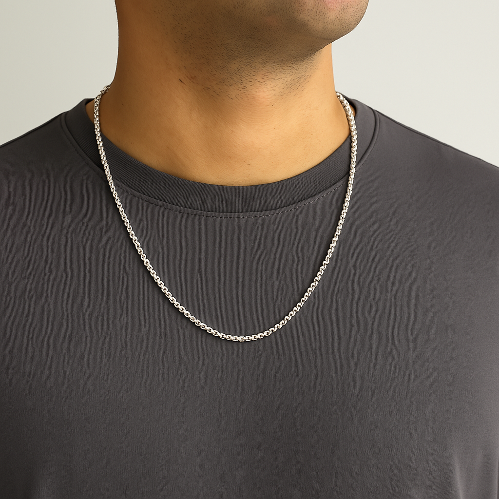 Corrente Elo Português 50cm x 2mm