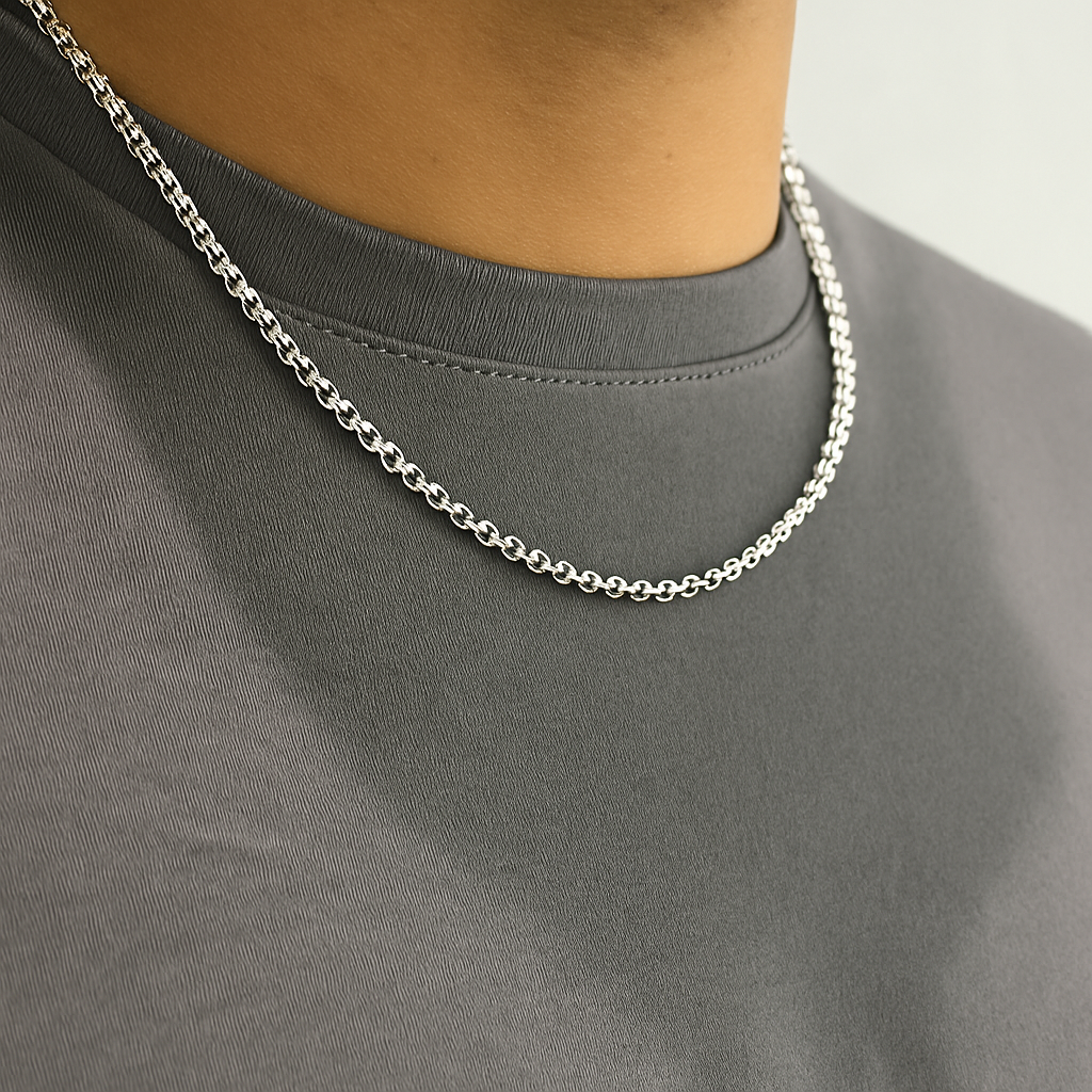 Corrente Elo Português 50cm x 2mm