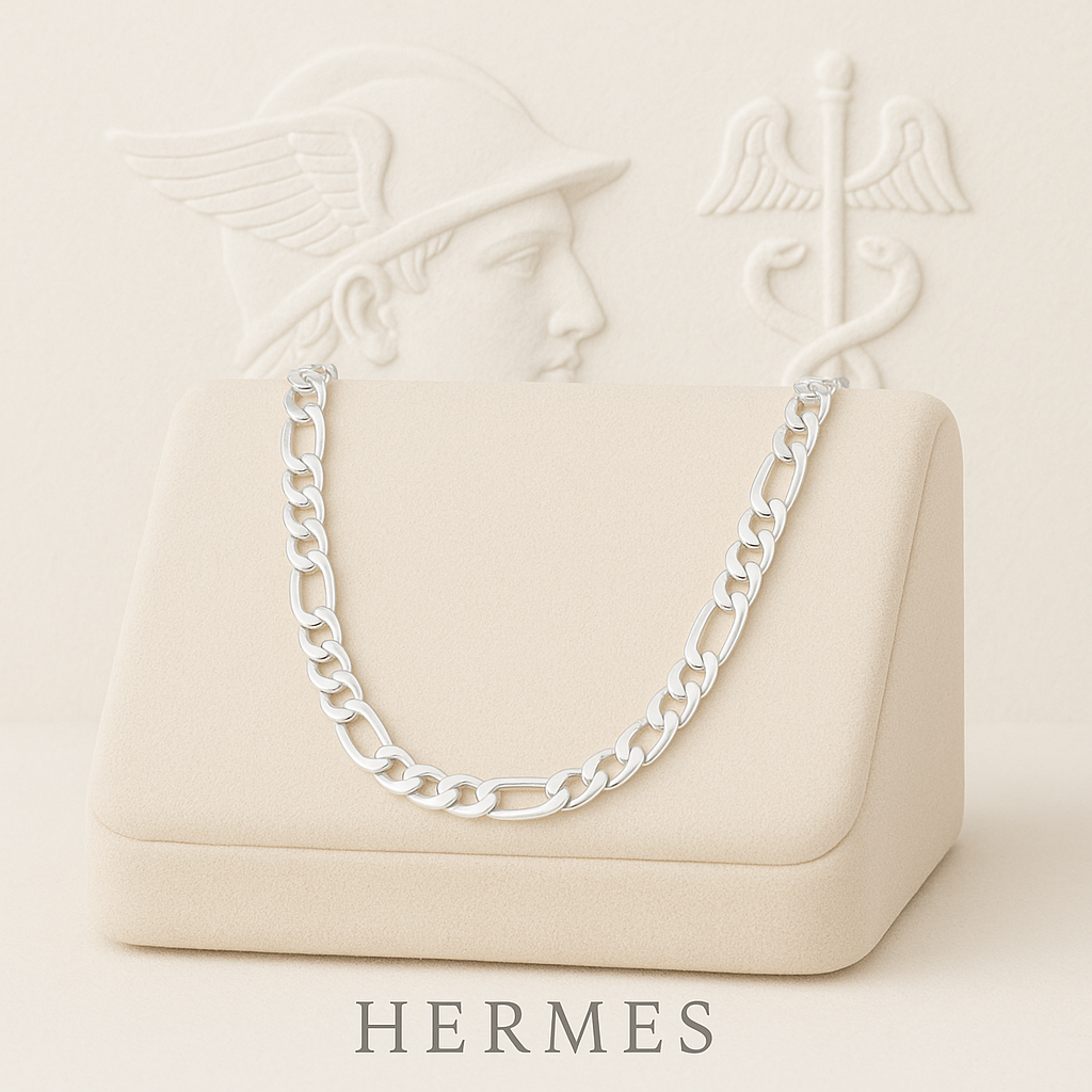 Corrente Masculina em Prata 925 - Hermes