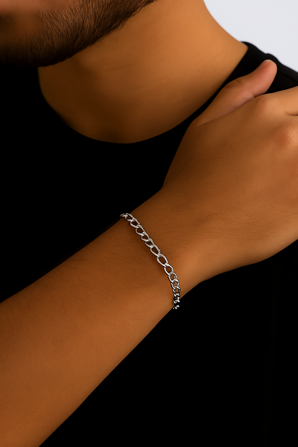 Pulseira Masculina em Prata 925 - Morfeu