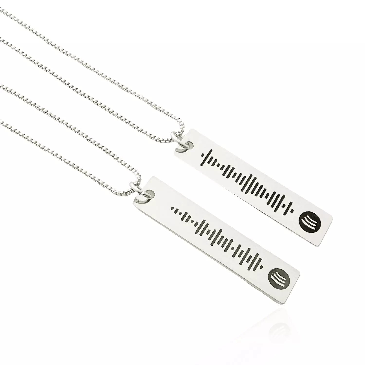 Par De Colar Spotify Personalizado – A Trilha Sonora Do Amor