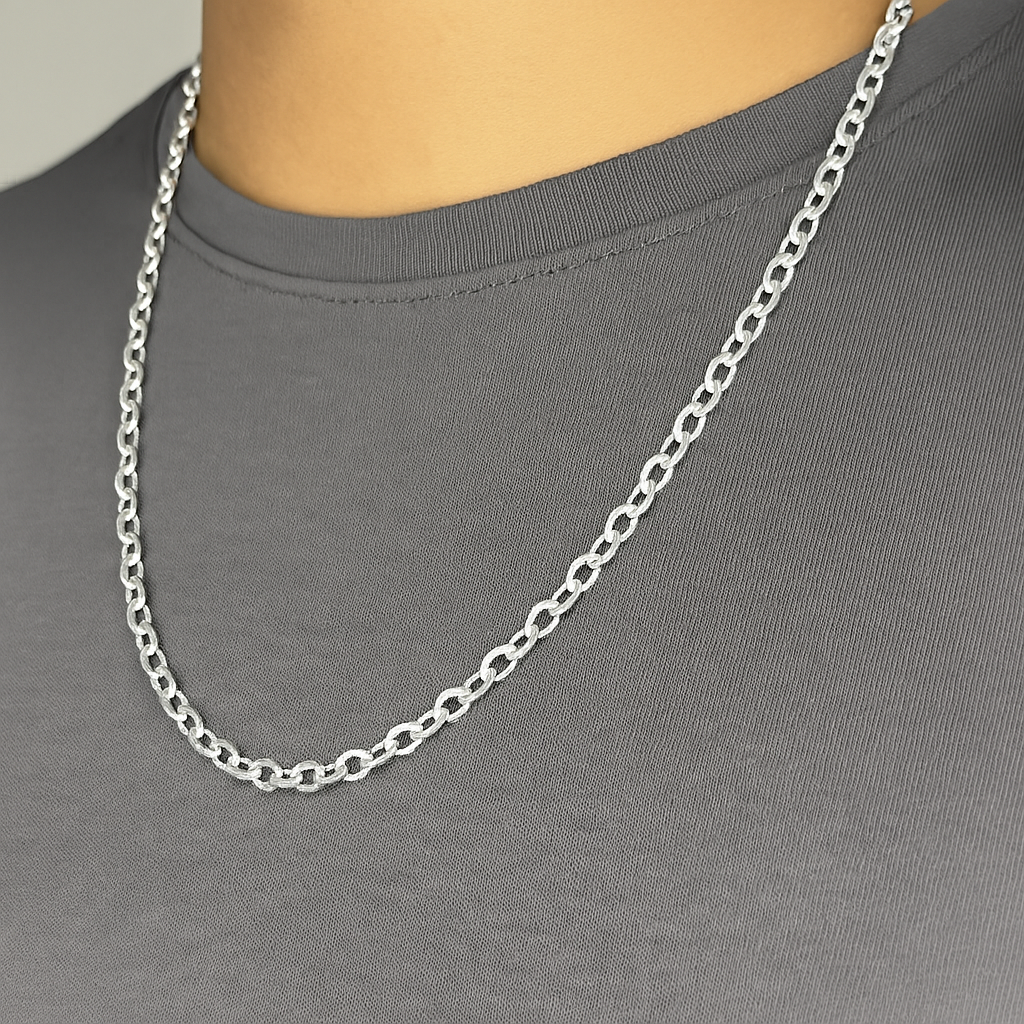 Corrente 60 cm prata 925
