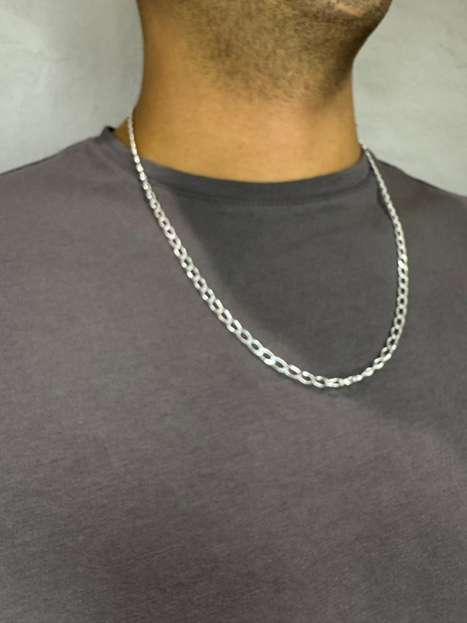 Corrente 60 cm prata 925