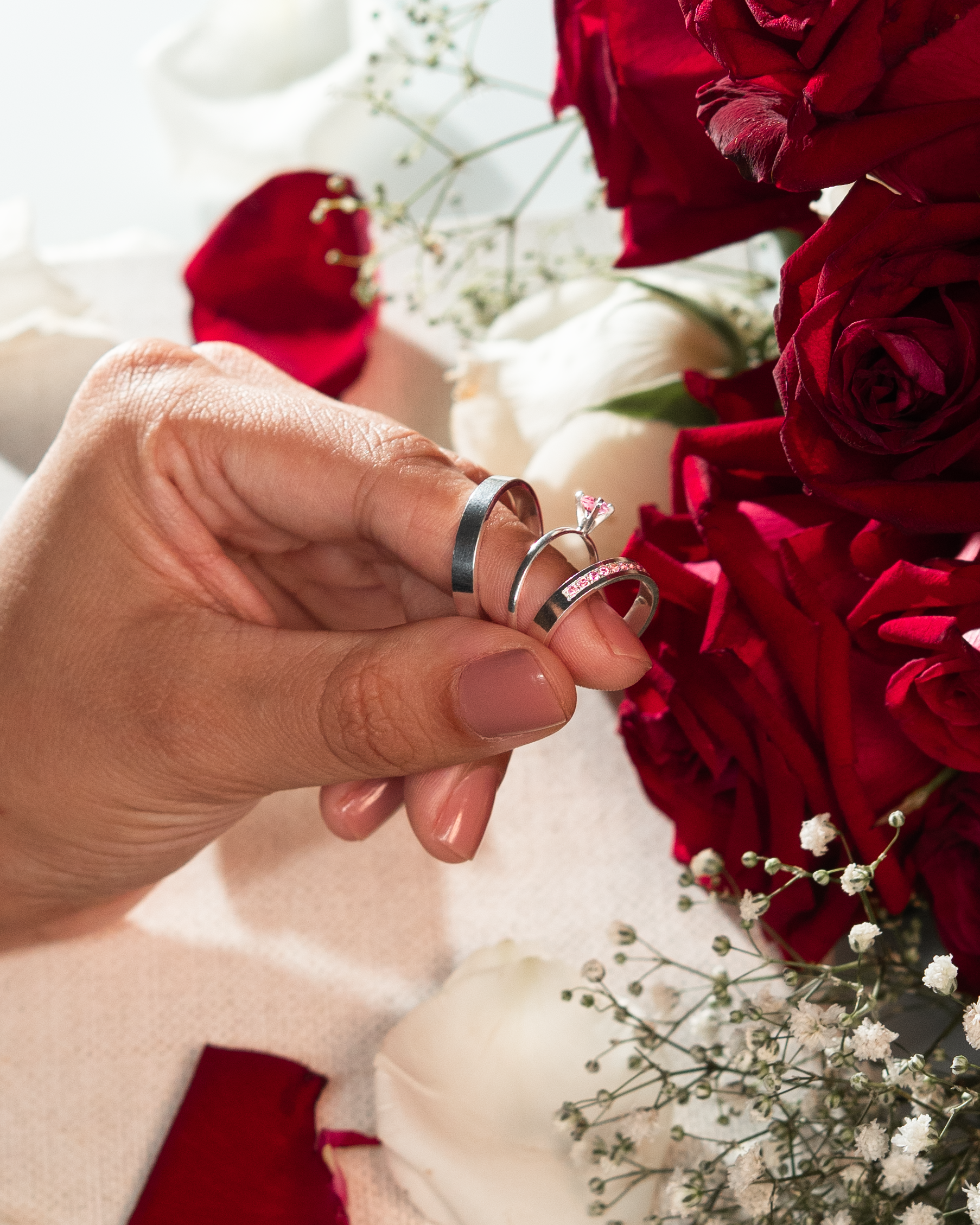 Par de Alianças em Prata 950 3mm - Campos do Jordão