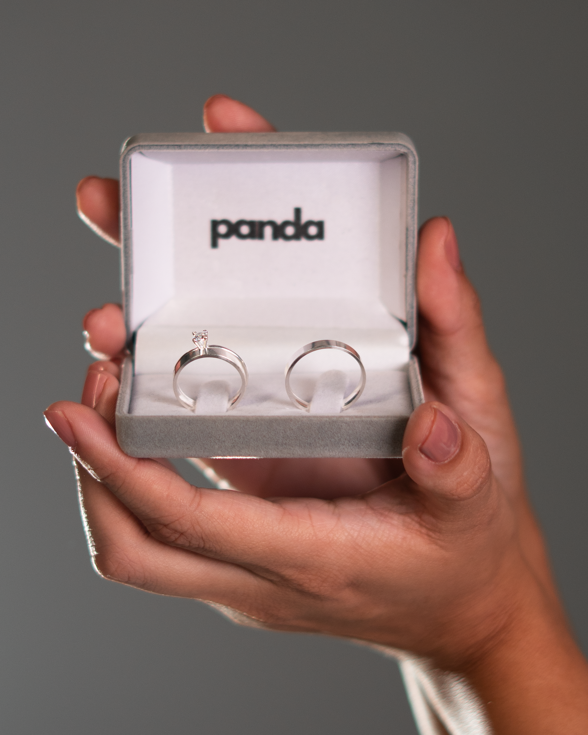 Par de Alianças em Prata 950 3mm - Luang Prabang