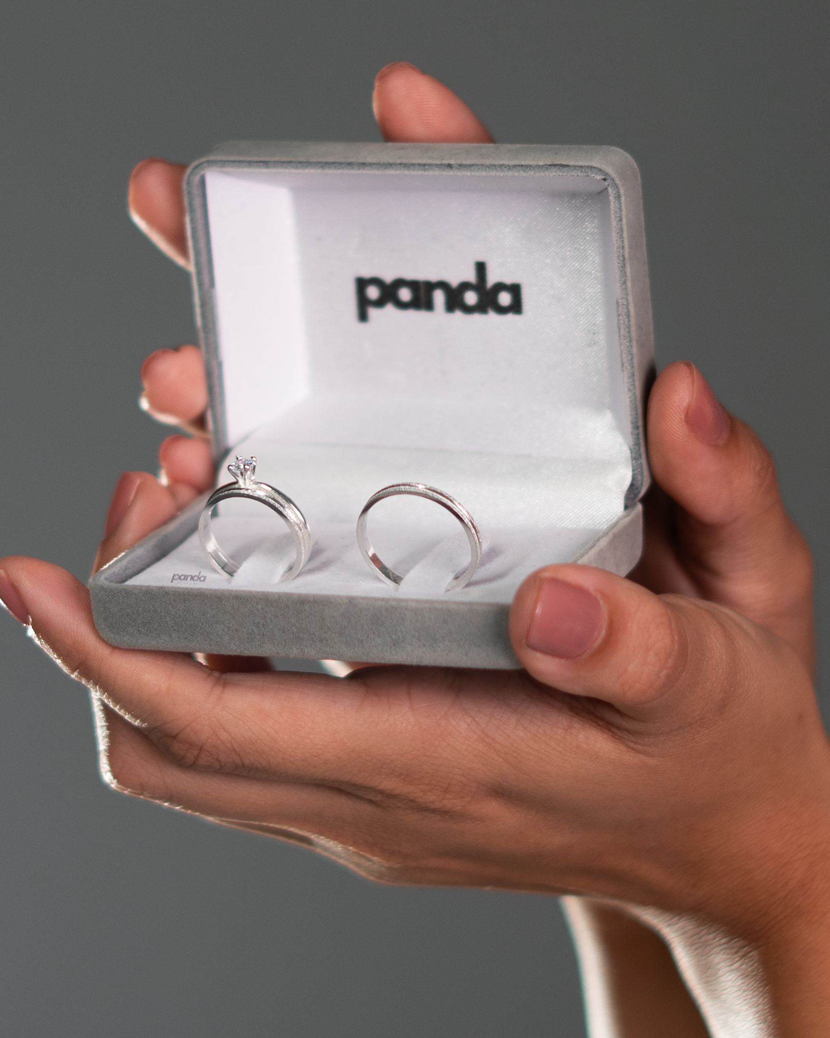 Par de Alianças em Prata 950 2mm - Bruges