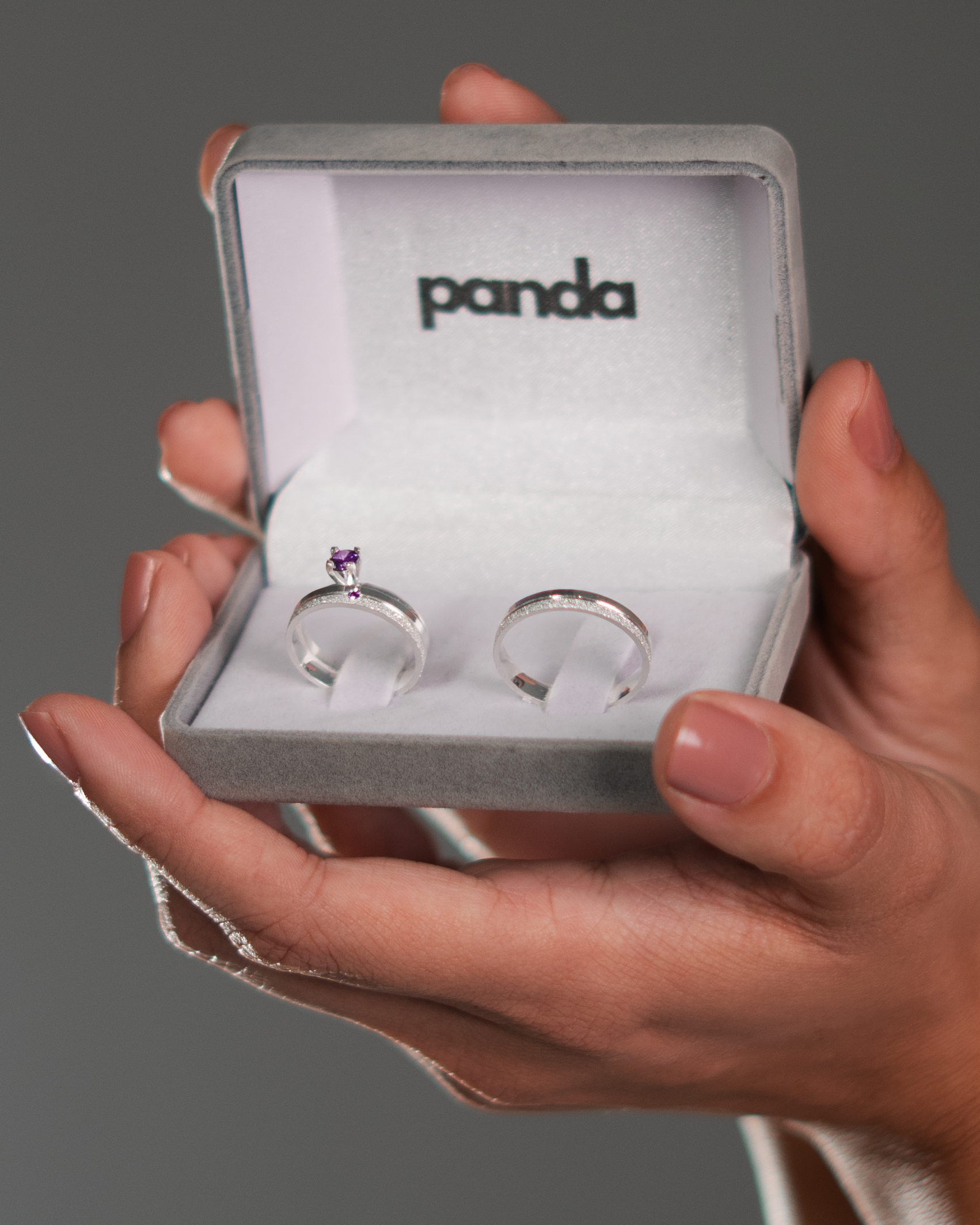 Par de Alianças em Prata 950 3mm - Búzios