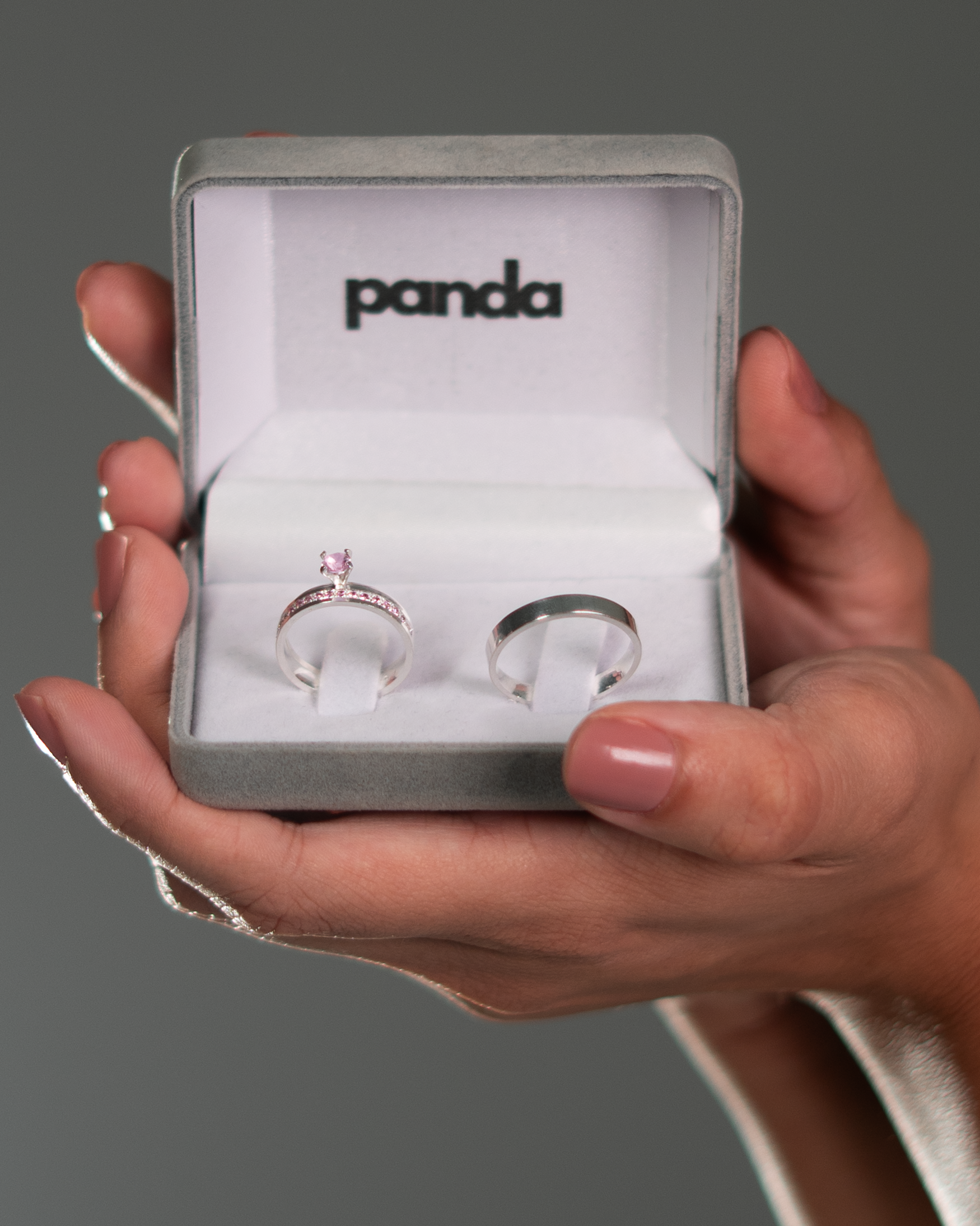 Par de Alianças em Prata 950 3mm - Campos do Jordão