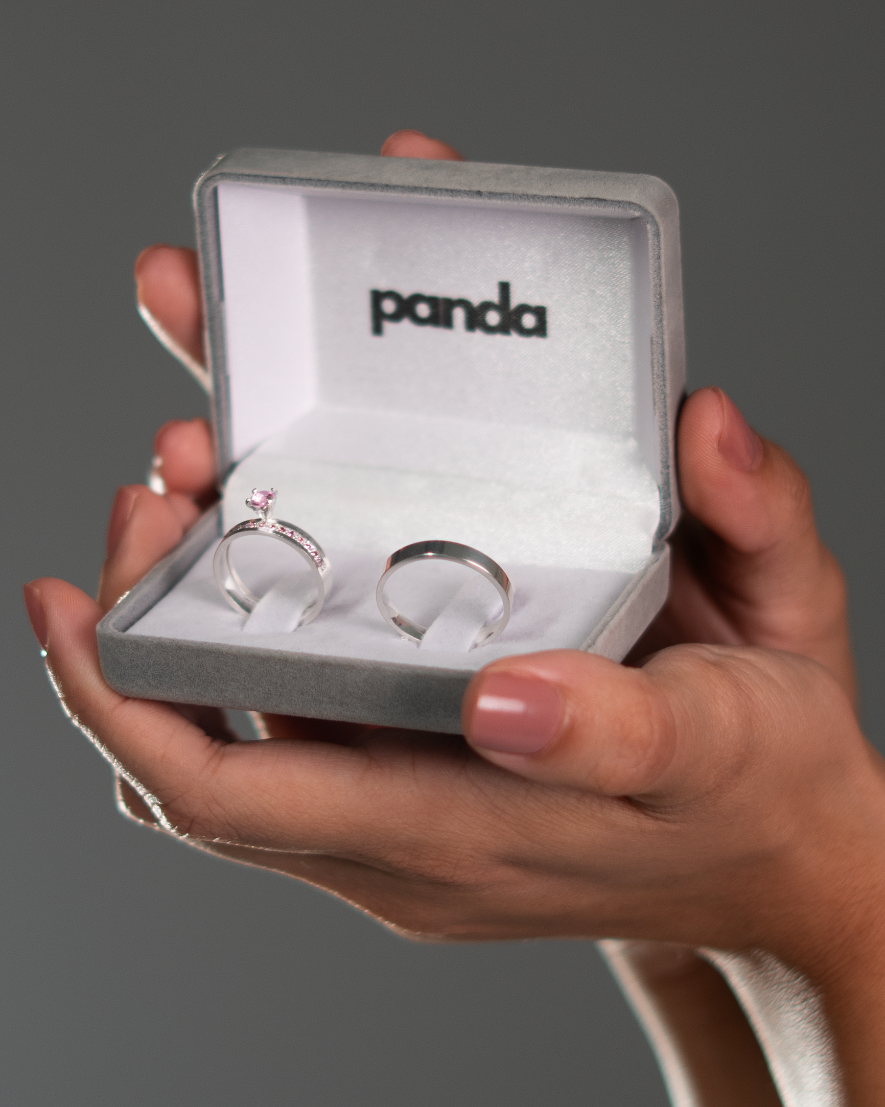 Par de Alianças em Prata 950 3mm - Campos do Jordão