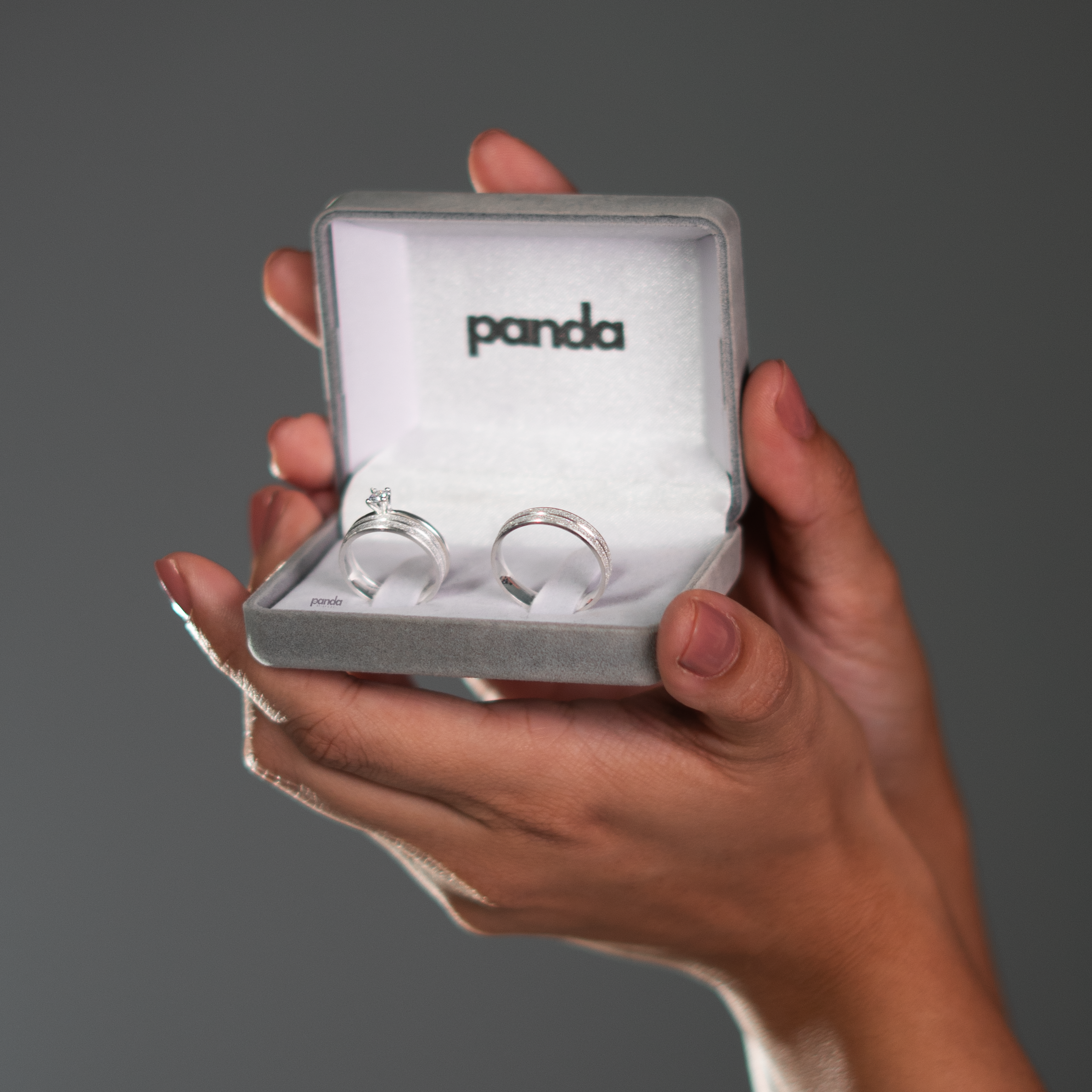 Par de Alianças em Prata 950 3mm - Nápoles