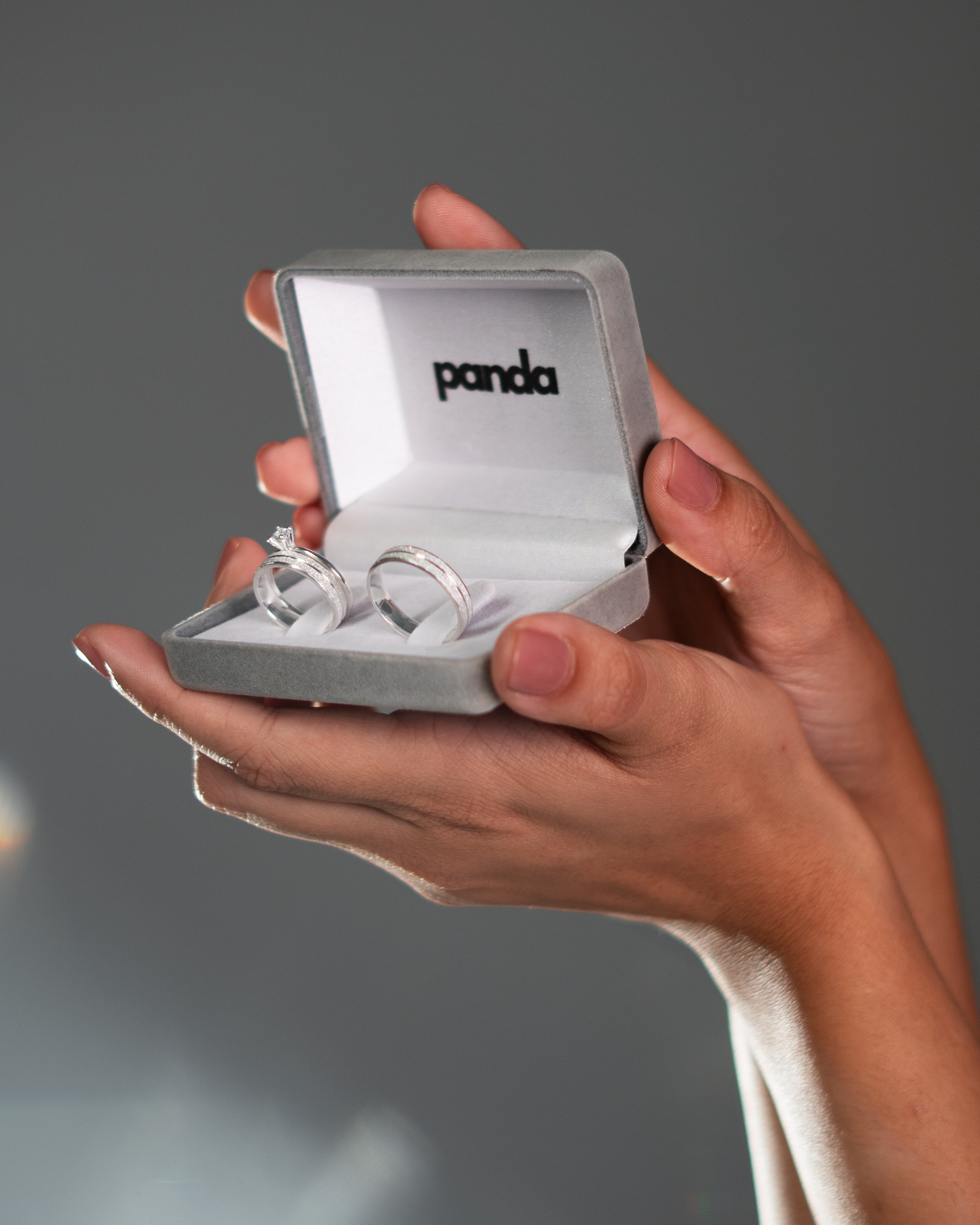 Par de Alianças em Prata 950 3mm - Nápoles