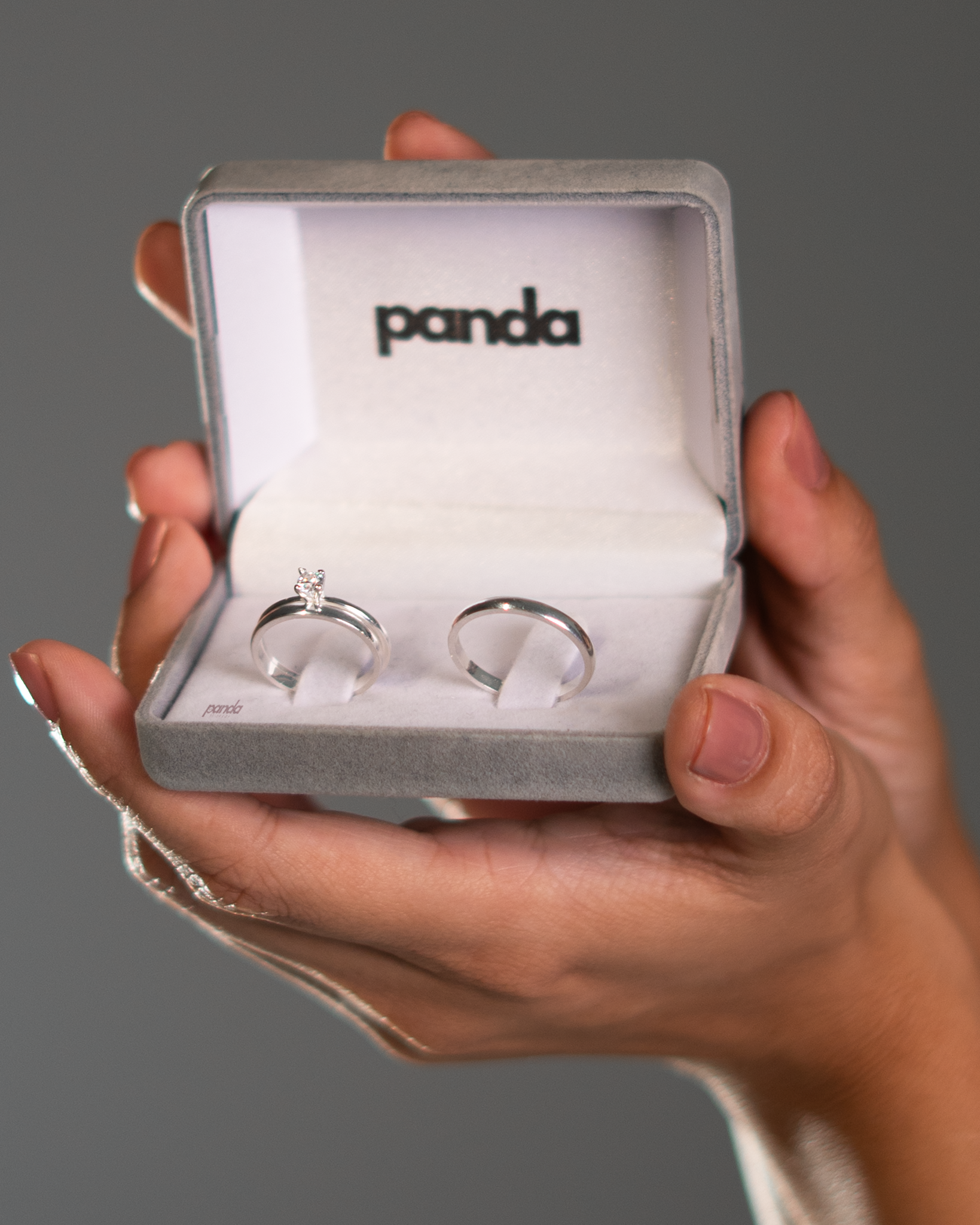 Par de Alianças em Prata 950 2mm - Quebec