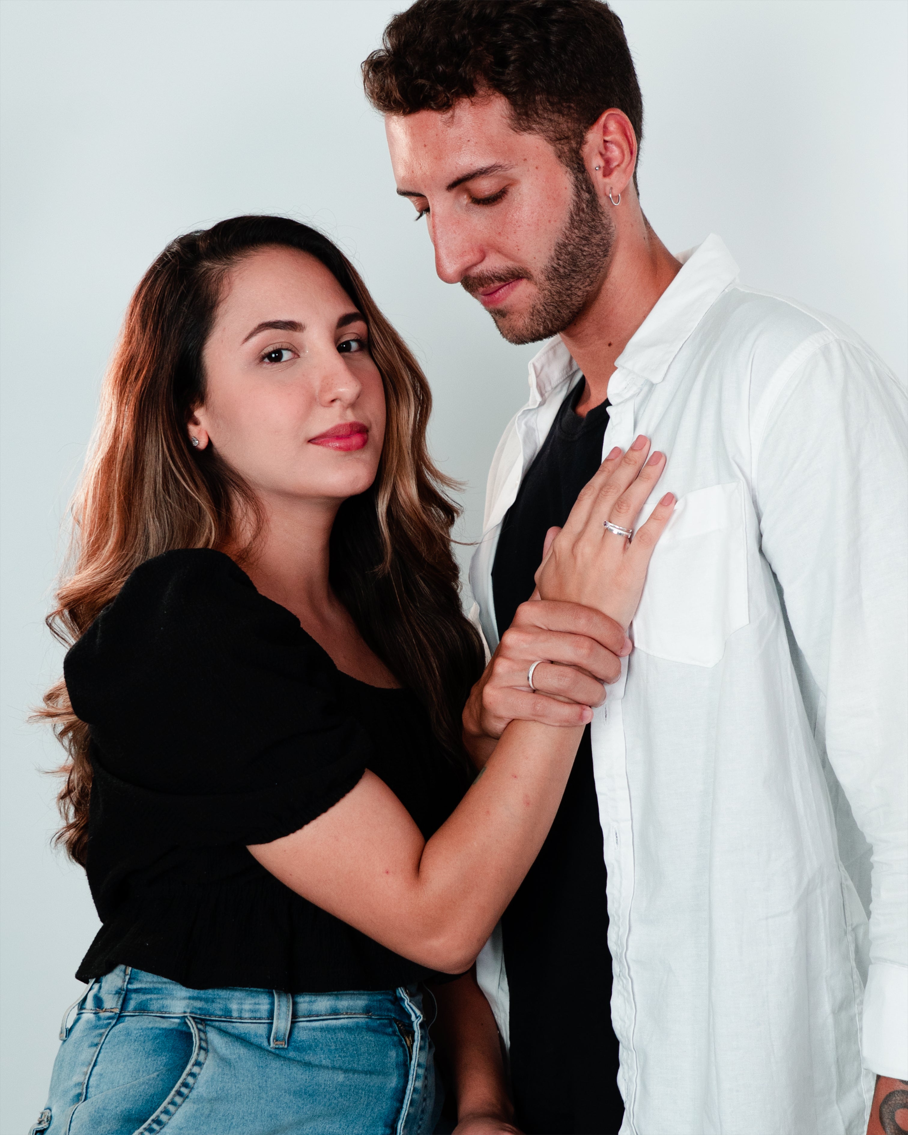 Par de Alianças em Prata 950 3mm - Búzios