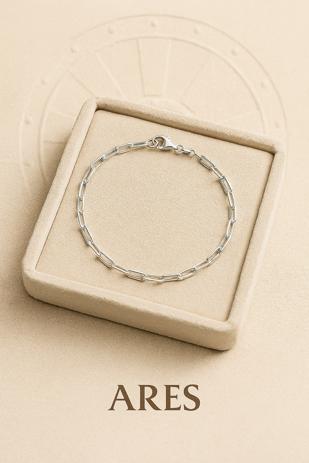 Pulseira Masculina Em Prata 925 -  Ares