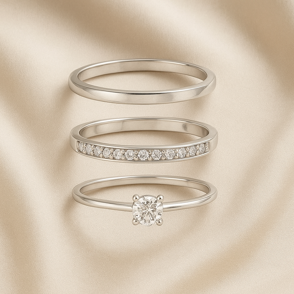 Par de Aliança Classic Elegance 2mm - Prata 925