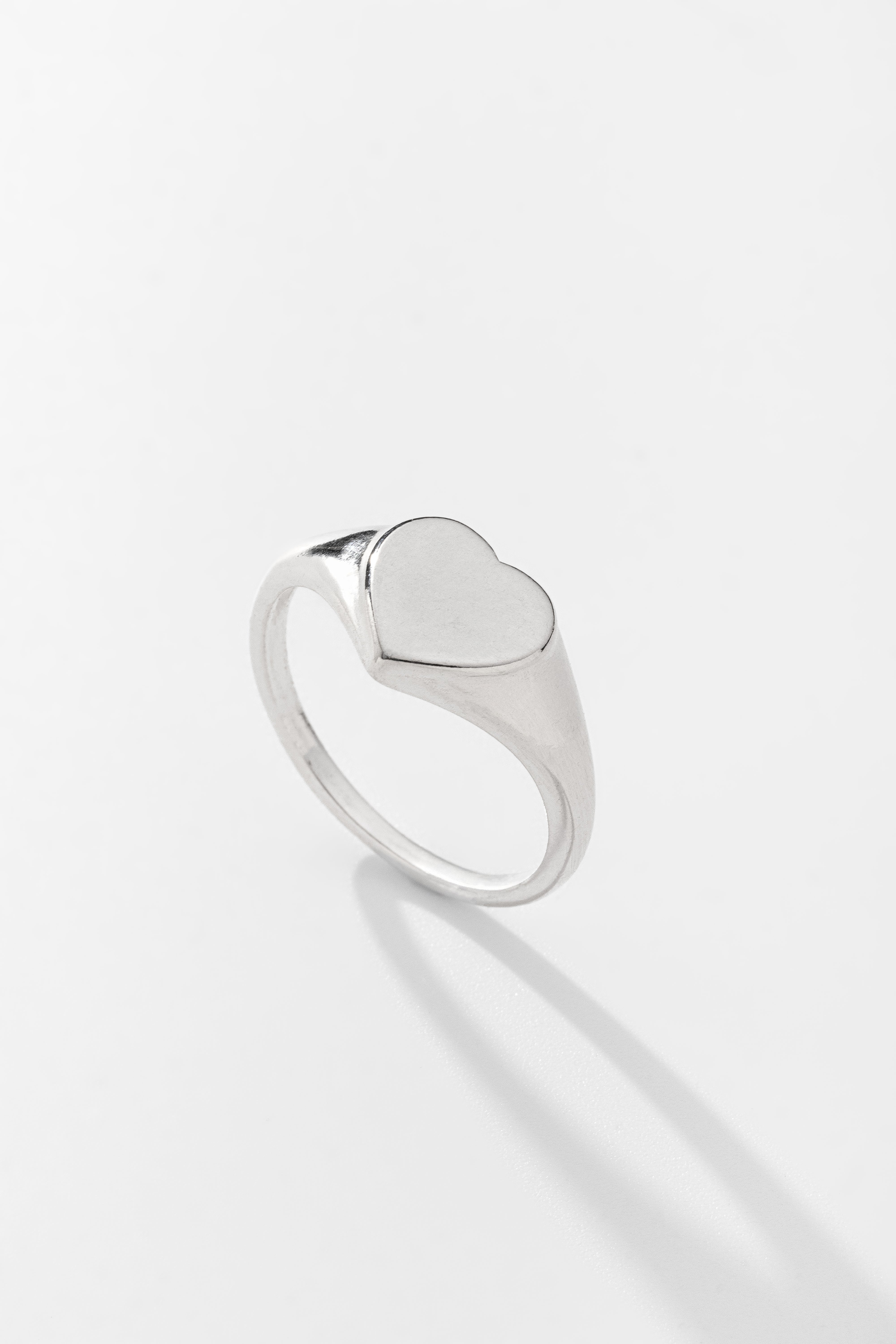 Anel Coração - Prata 925