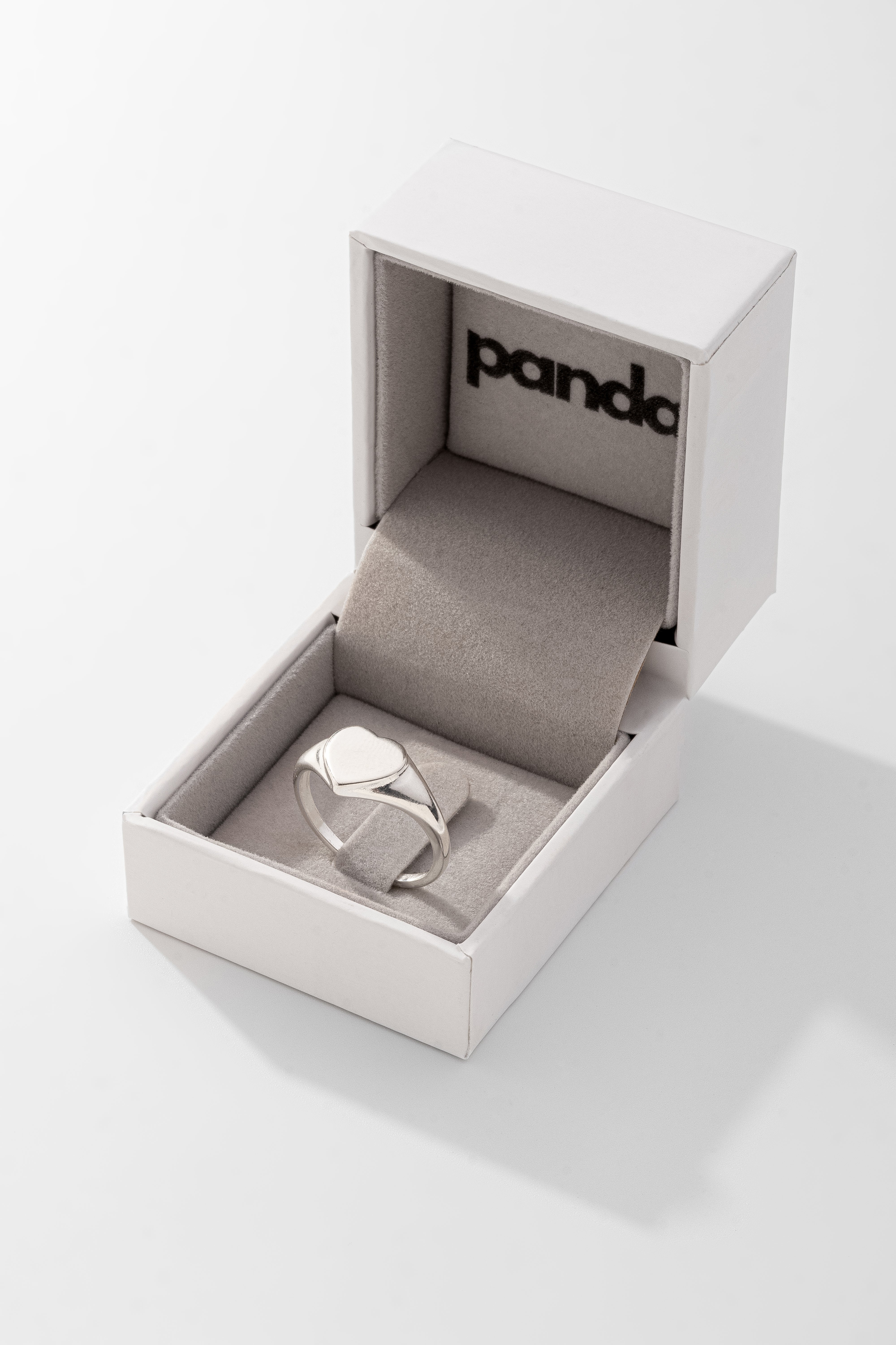 Anel Coração - Prata 925