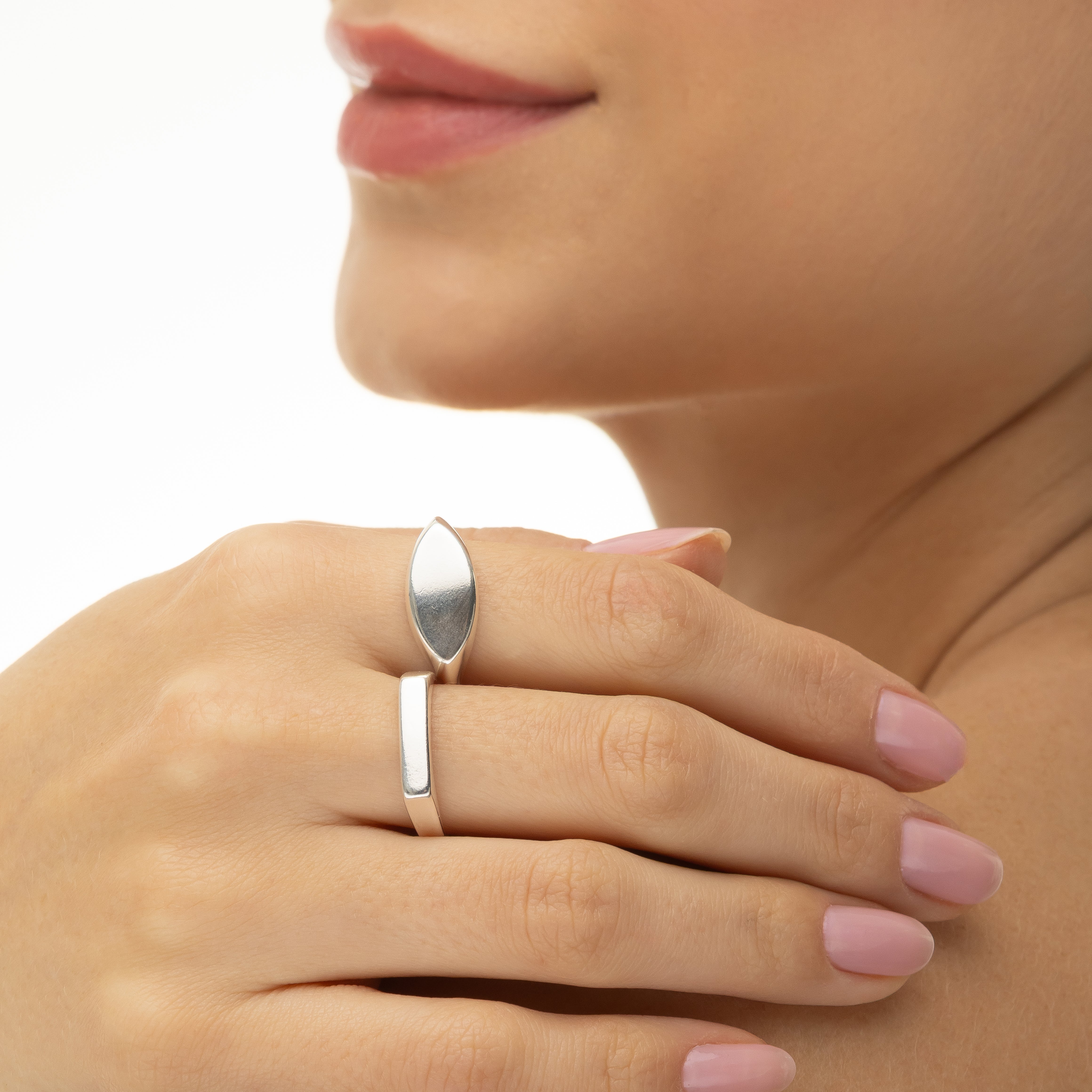 Anel Chapinha - Prata 925