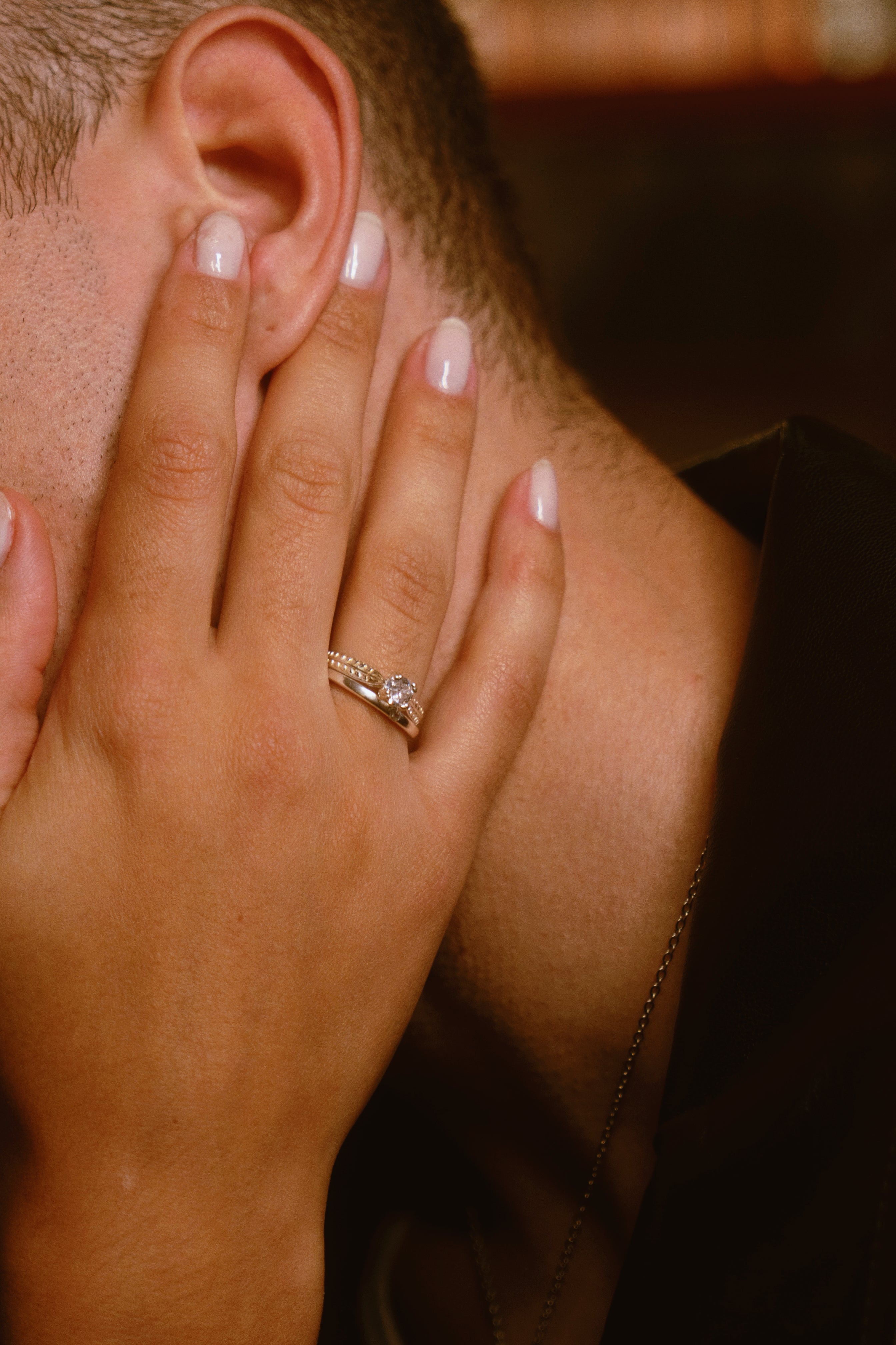 Conjunto de Alianças Bloom - Prata 950