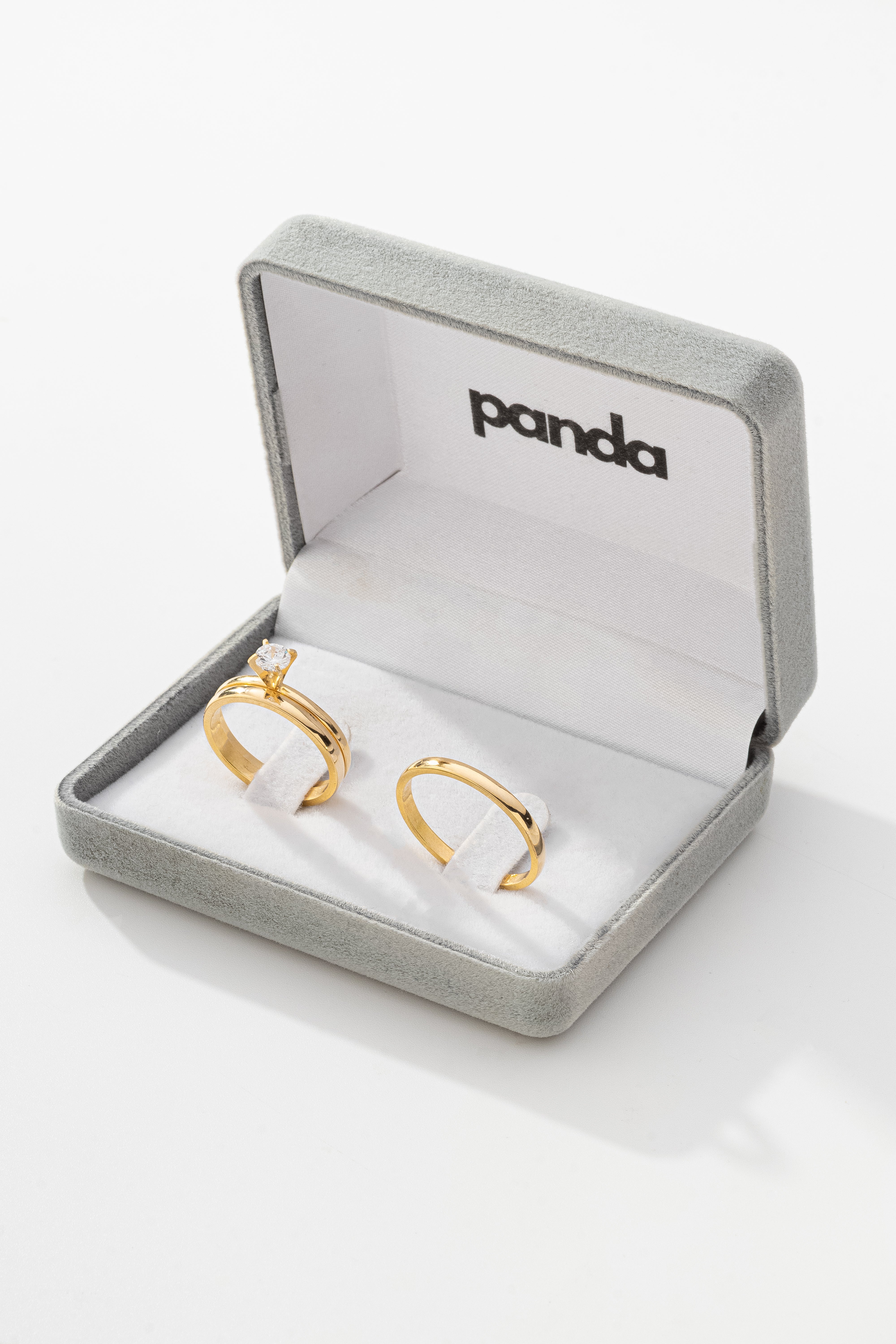 Par de Alianças em Ouro 18k em 2mm