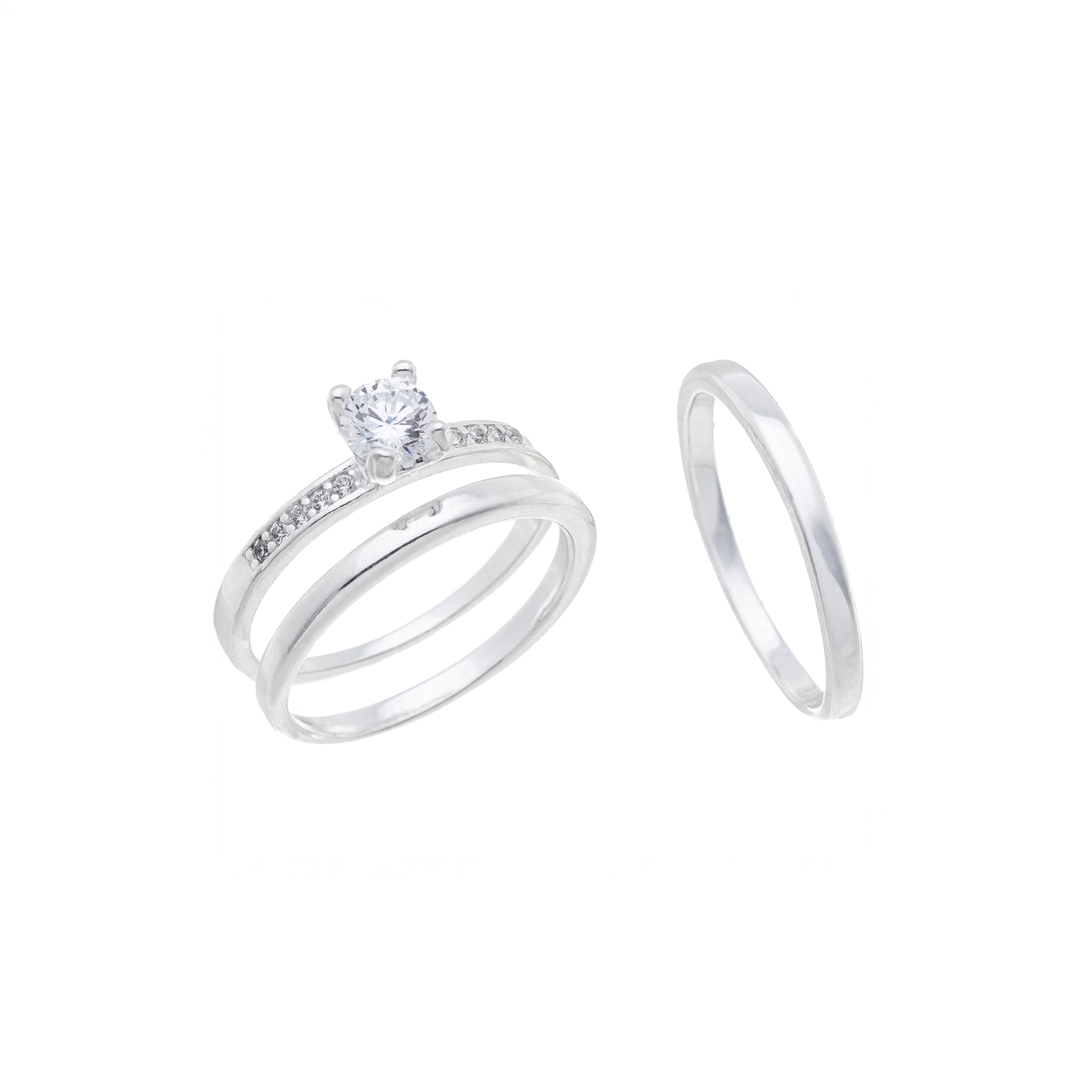 Par de Alianças em Prata 950 2mm - Quebec