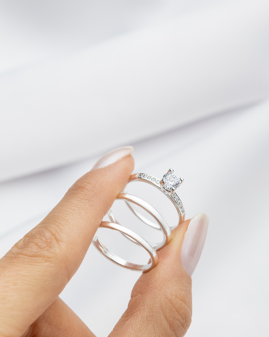 Par de Alianças em Prata 950 2mm - Quebec