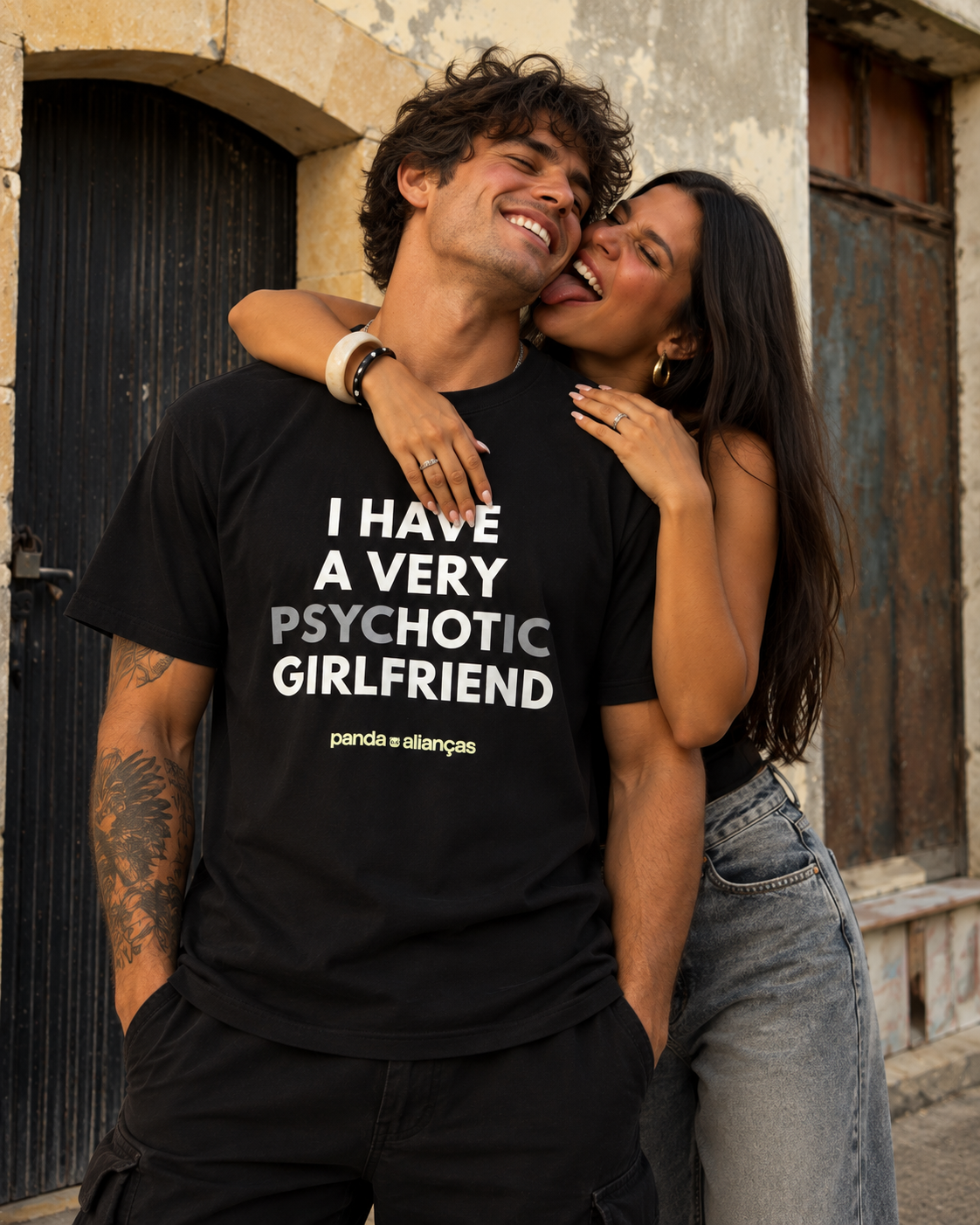 Camiseta Girlfriend - Estampa Frente
