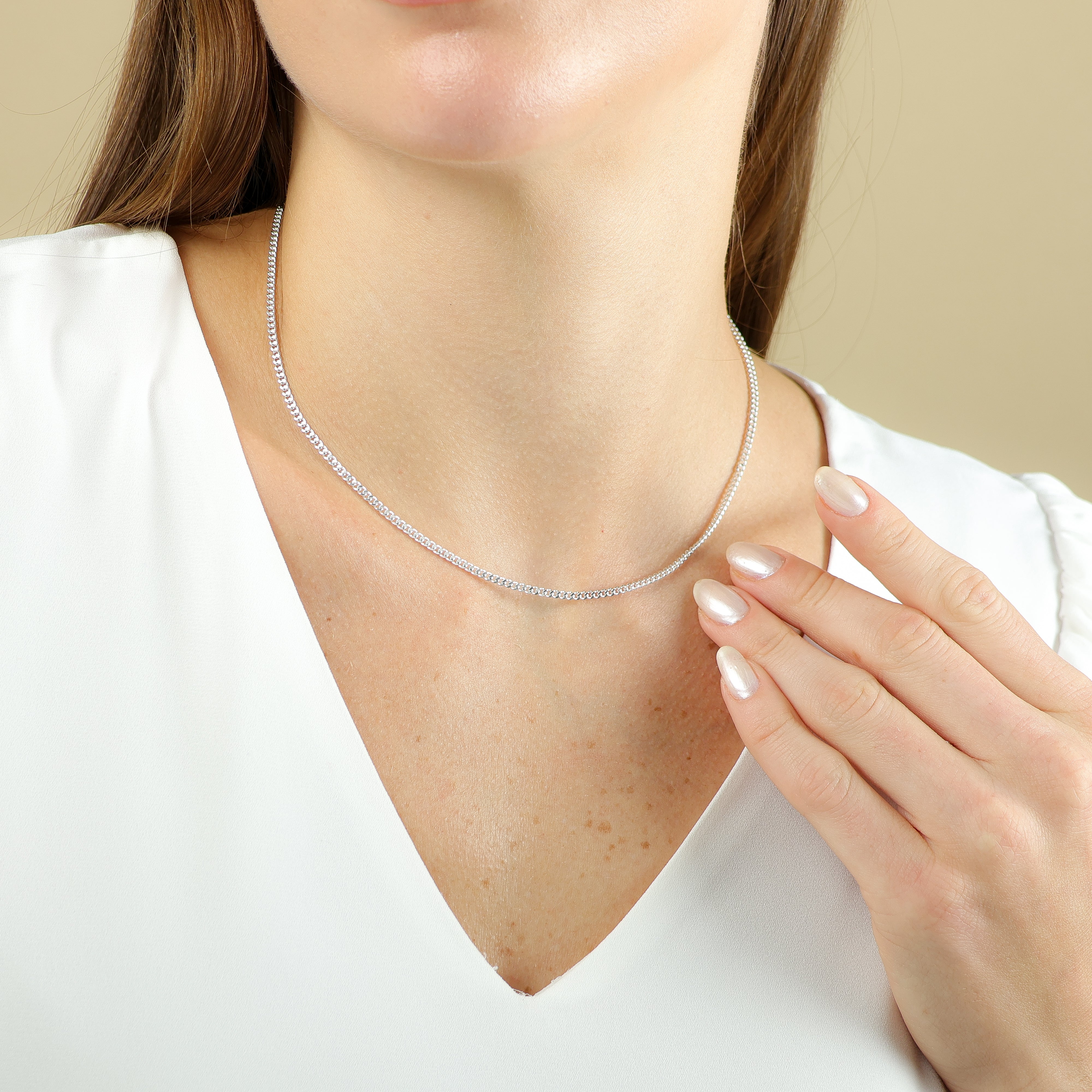 Corrente Prata Italiana 925 - Feminina