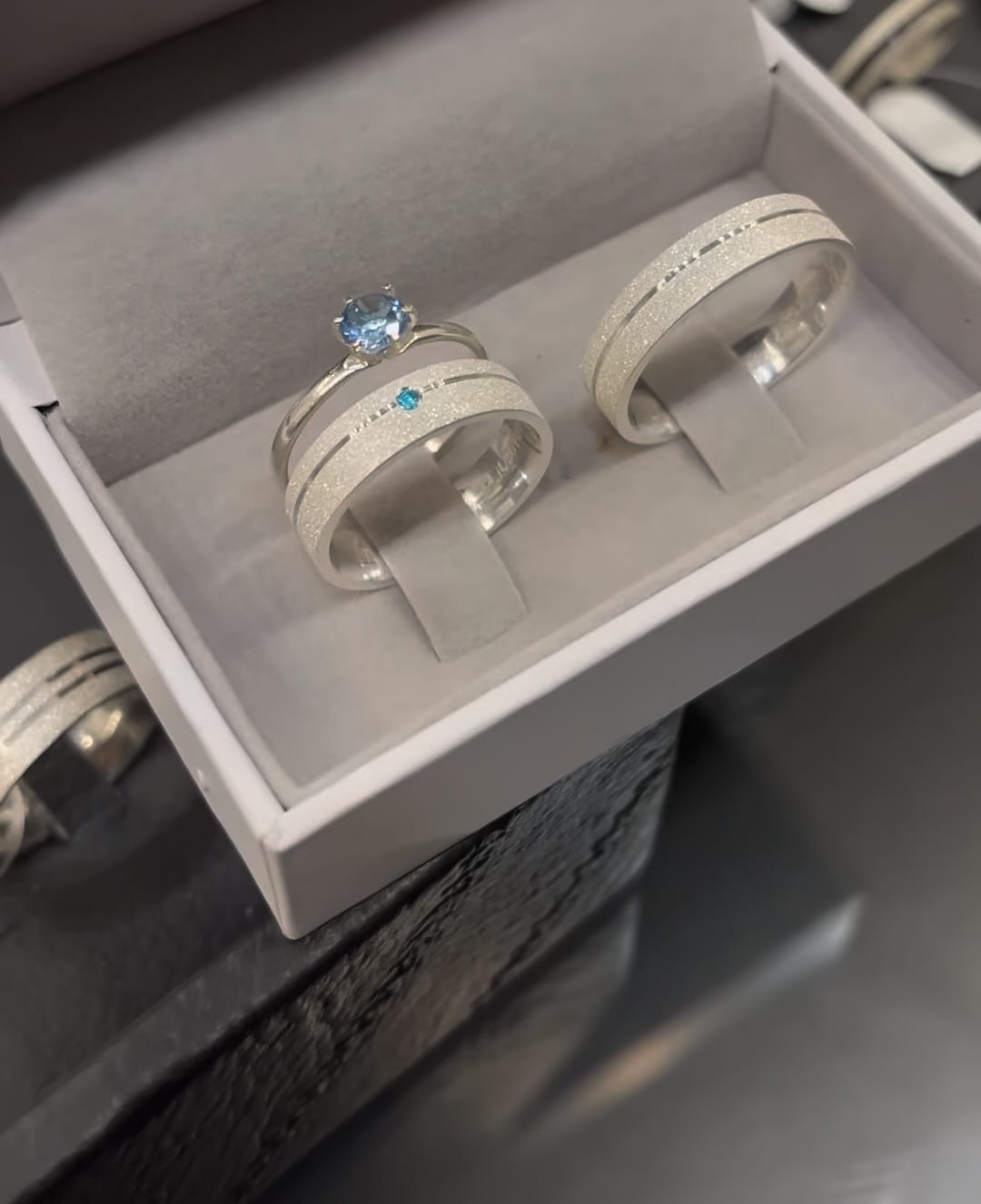 Par de Alianças em Prata 950 5mm - Oslo