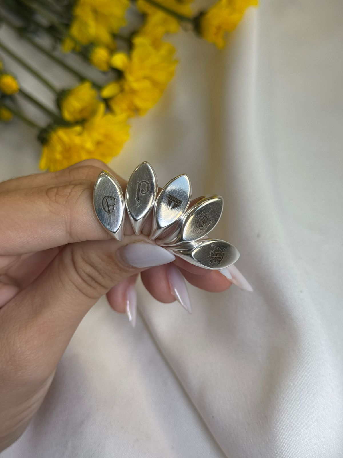 Anel de Times de Futebol- Prata 925