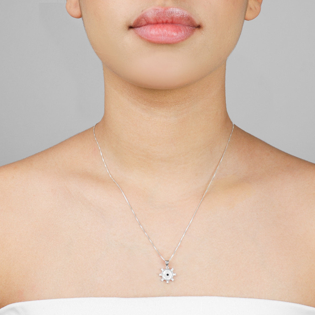 Colar Evil Eye Glow – Prata 925
