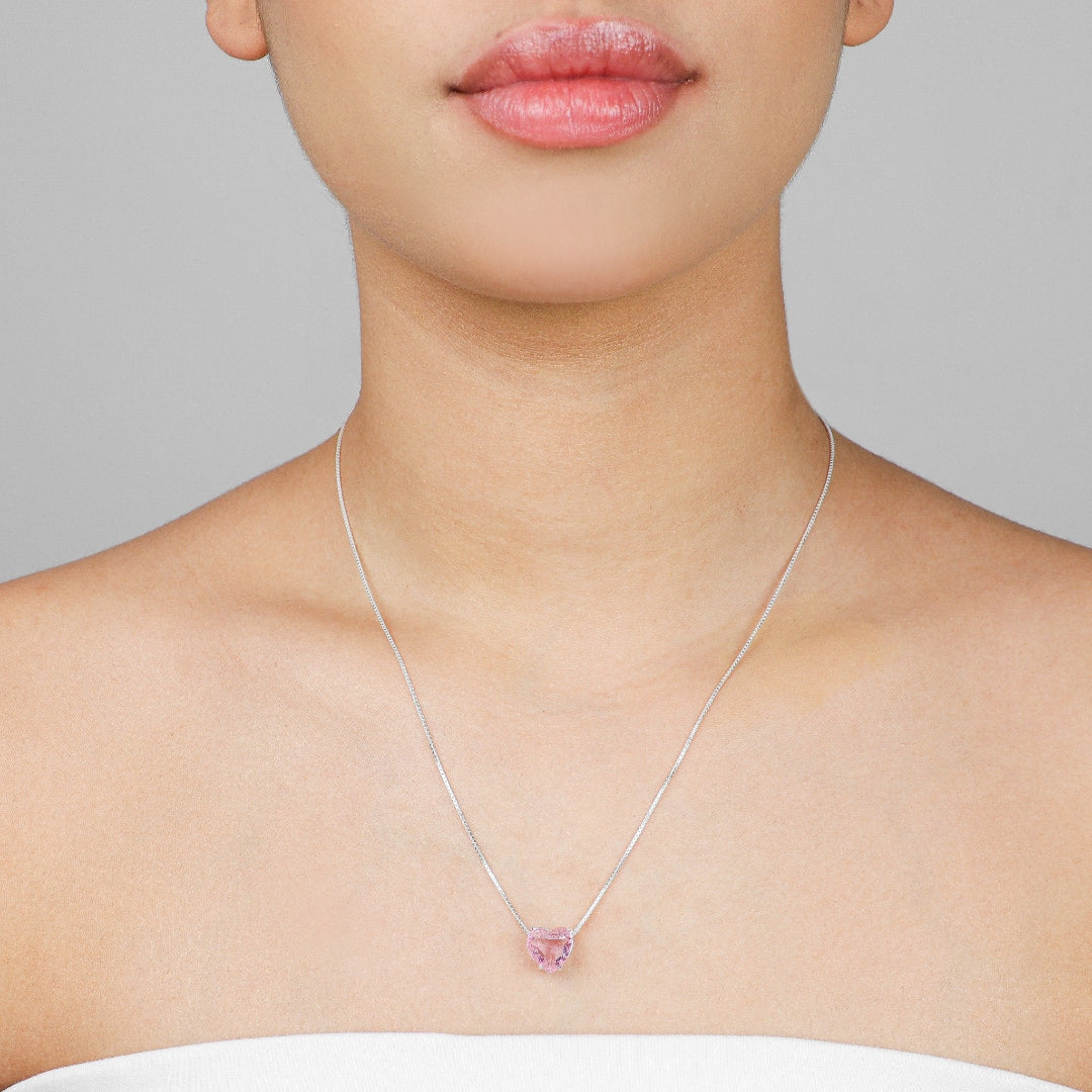Colar Pink Aura – Prata 925