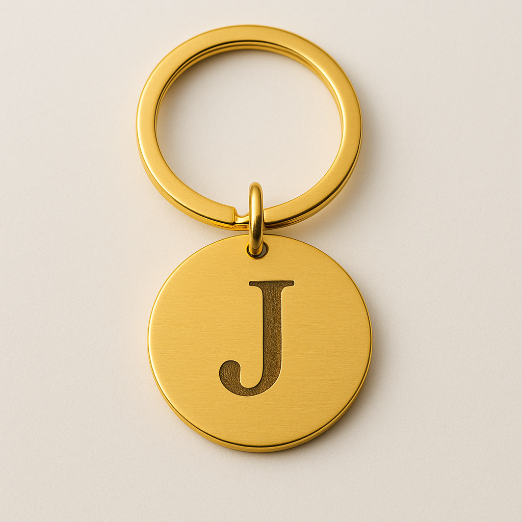 Chaveiro com inicial