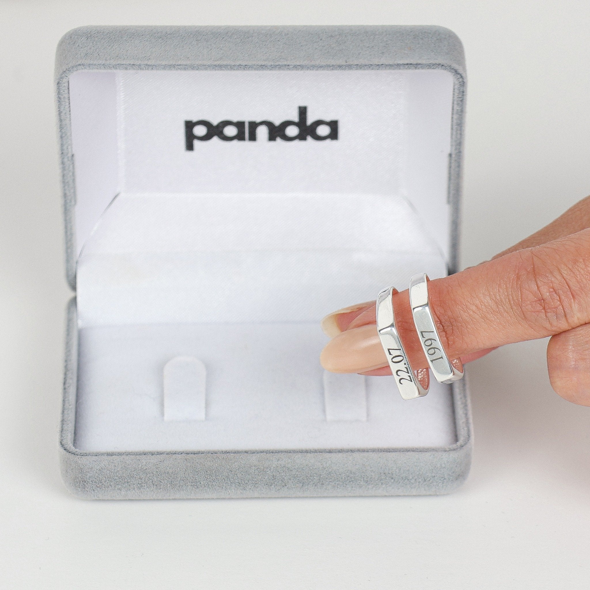 Anel Chapinha (Ano) - Prata 925