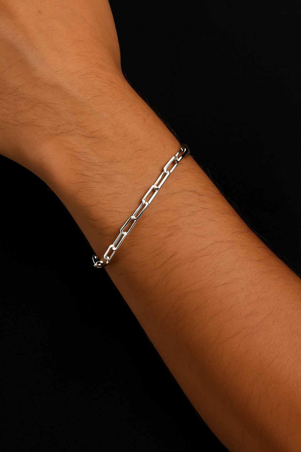 Pulseira Masculina Em Prata 925 -  Ares