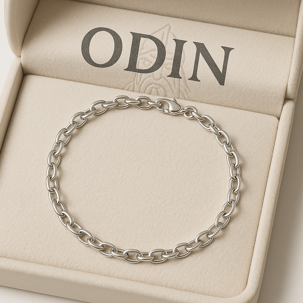 Pulseira Masculina em Prata 925 - Odin