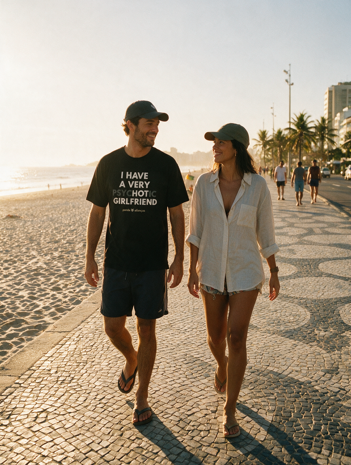 Camiseta I Have PsycHOTic Girlfriend - Estampa Frente