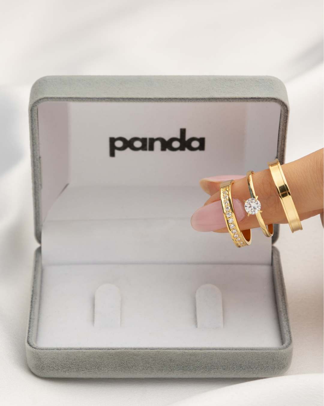 Conjunto Alianças Banhada Ouro 18K 3mm - Nice