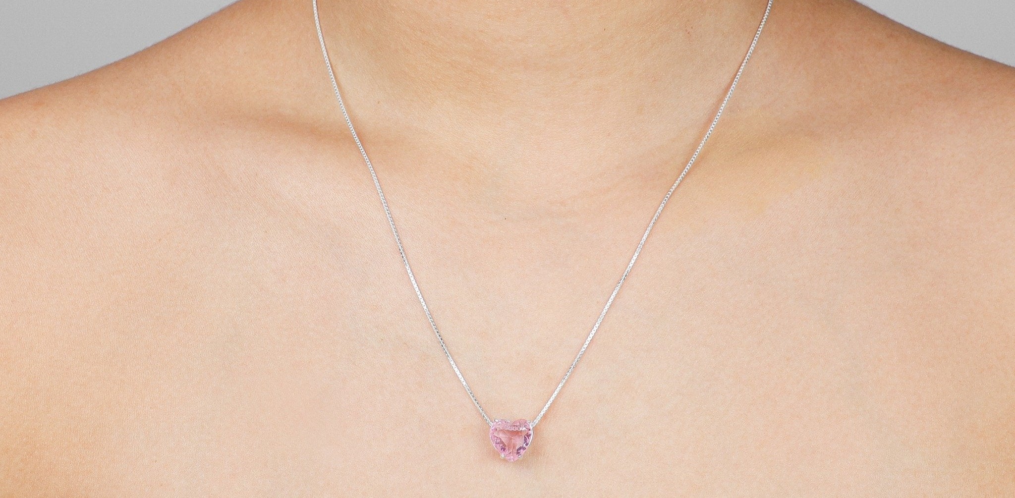 Colar Pink Aura – Prata 925