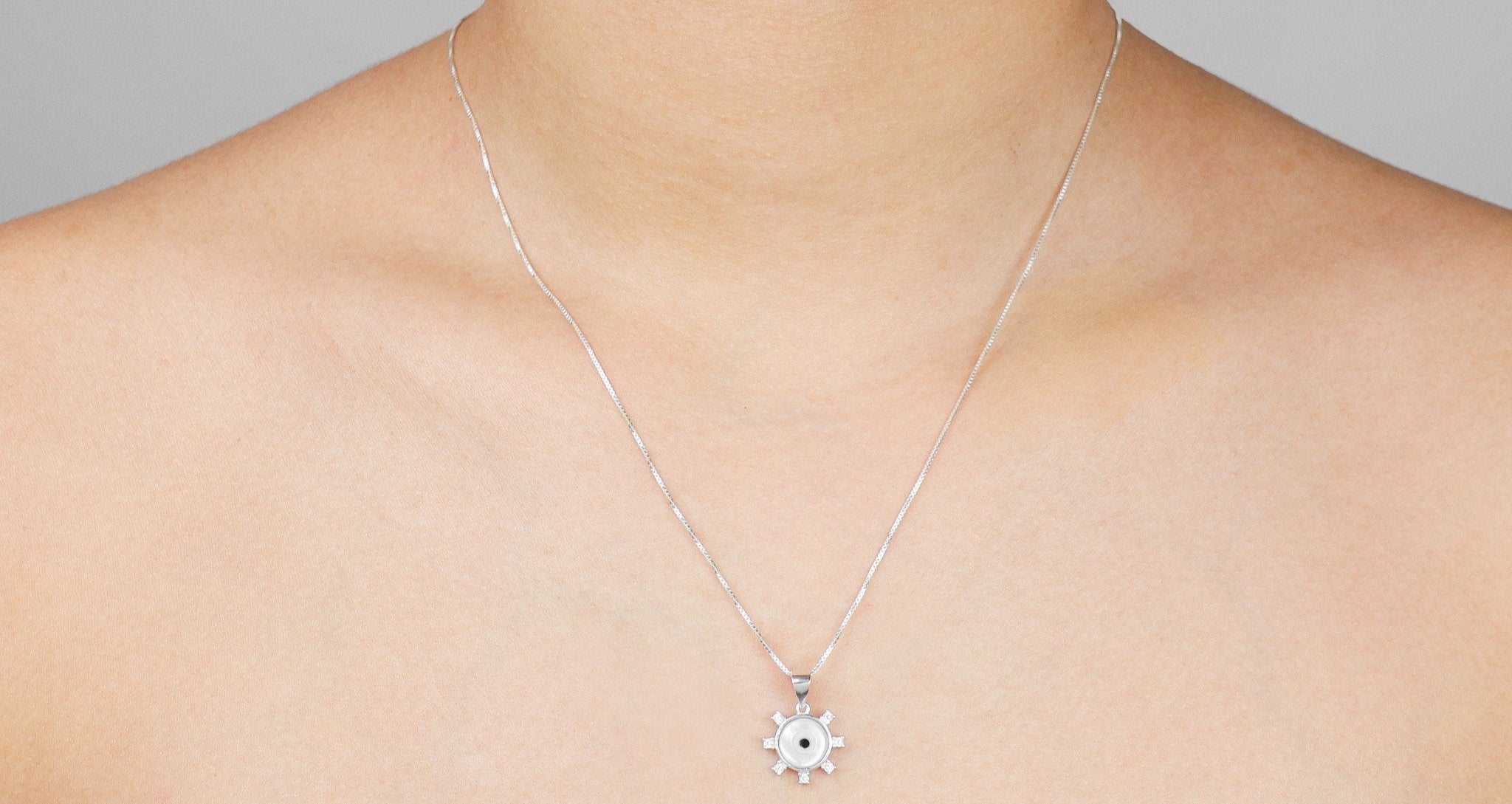 Colar Evil Eye Glow – Prata 925