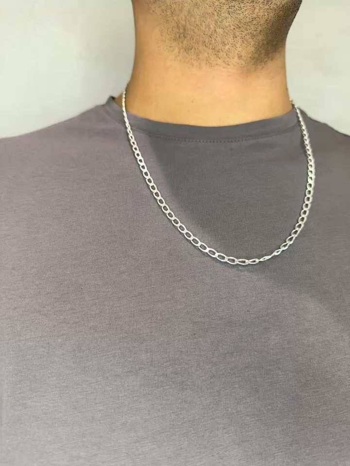 Corrente 60 cm prata 925