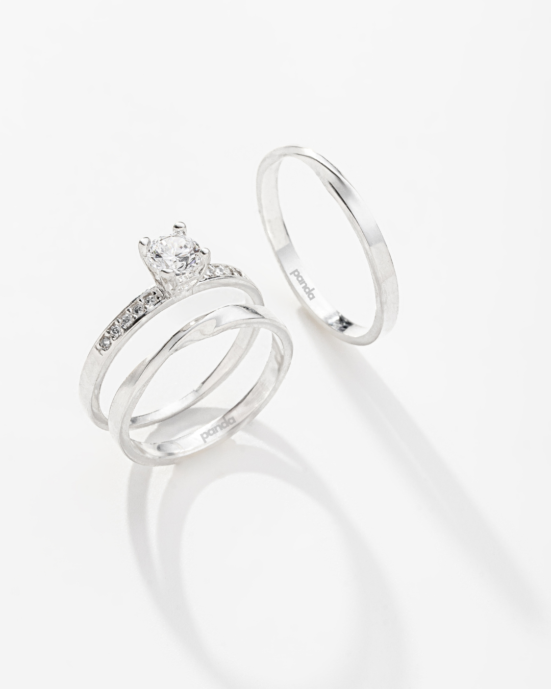 Par de Alianças Em Prata 950 2mm - Torcidinha