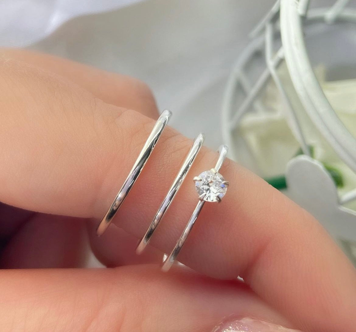 Par de Alianças em Prata 950 1,5mm - Charleston