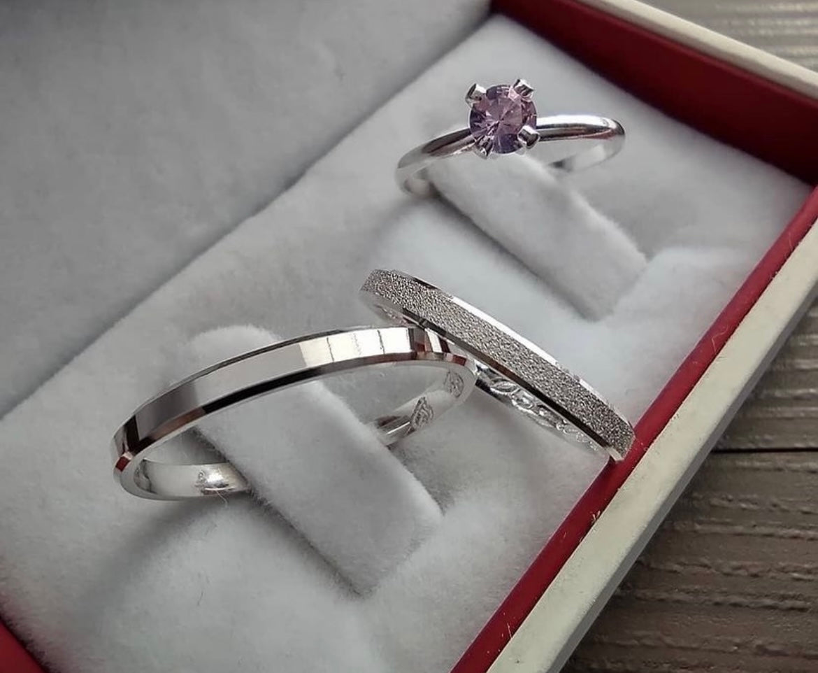 Par de Alianças em Prata 950 2mm - Bled