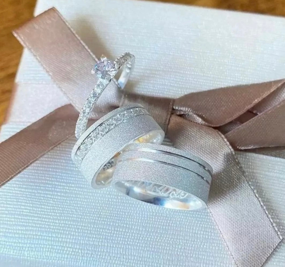 Par de Alianças em Prata 950 8mm - Bogotá