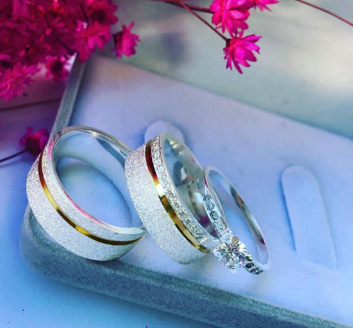 Par de Alianças em Prata 950 6mm - Budapeste