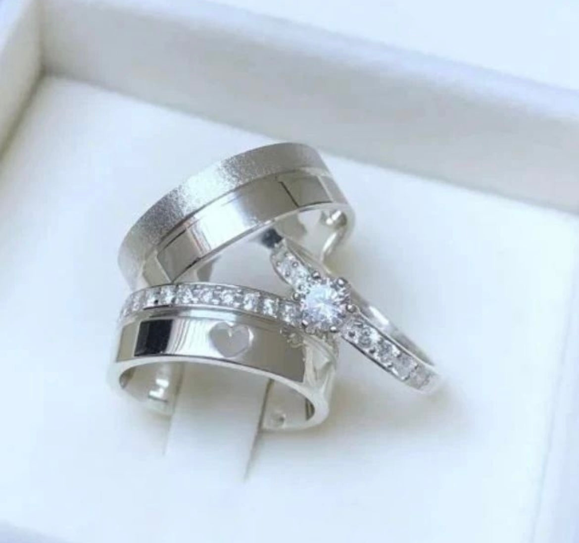 Par de Alianças em Prata 950 6mm - Madrid