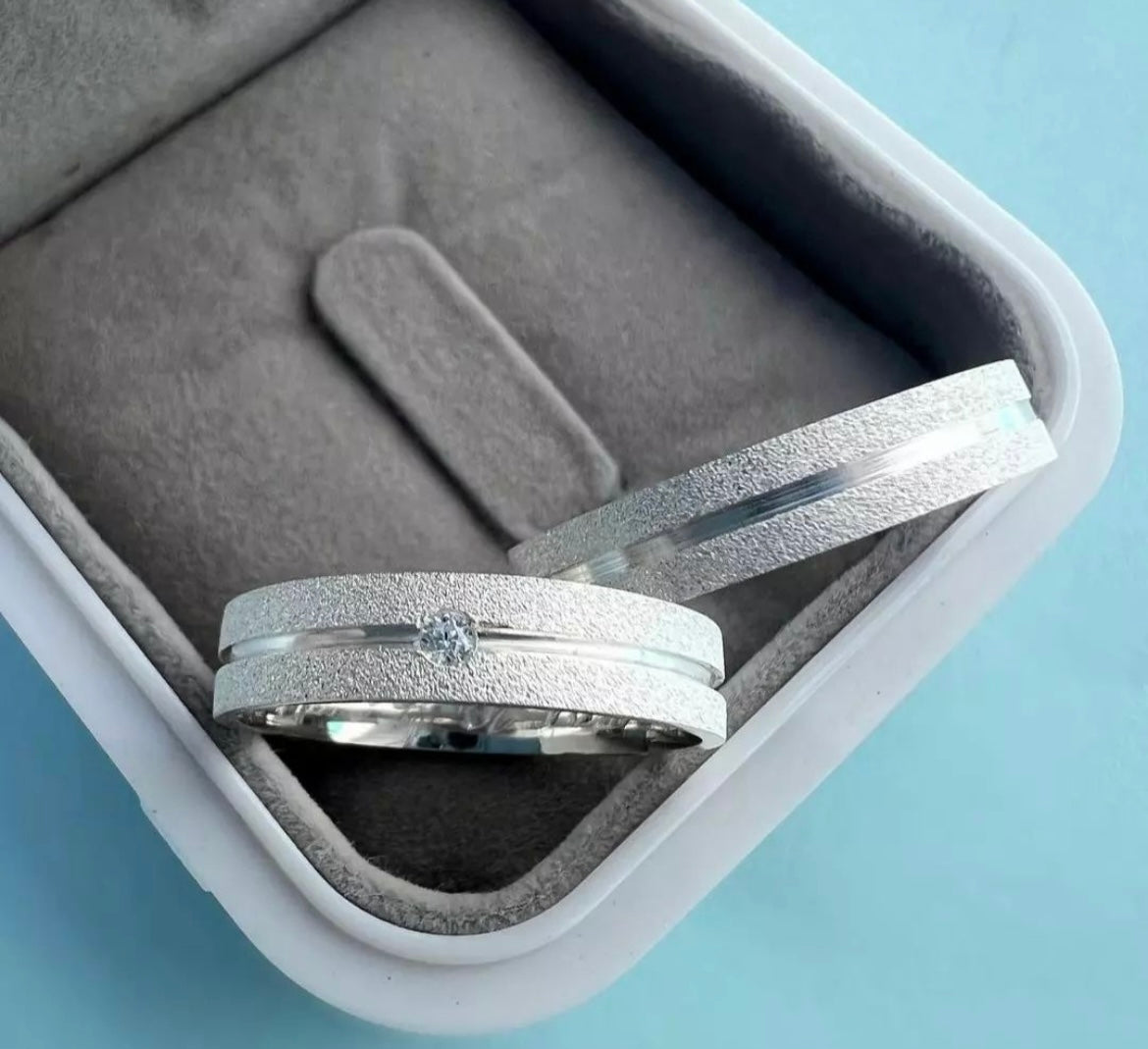 Par de Alianças em Prata 950 5mm - Cairo